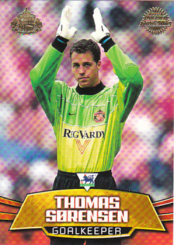 Thomas Sorensen Sunderland 2002 Topps Premier Gold #SU1